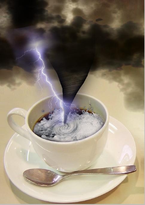 Creation of Storm in a cup: Step 10